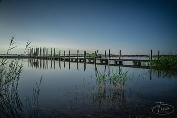 Het Atol palen steiger in Zeewolde