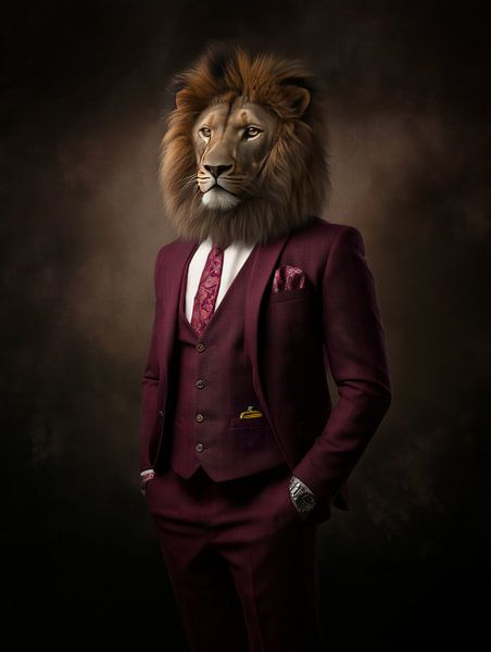 Lion Boss : quand le roi de la savane fait des affaires par MArt