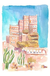 Dar al-Hajar historischer Felsenpalast bei Sanaa Jemen