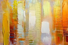 Abstrakte Malerei - Serie: Öl auf Leinwand - 6 von Studio Pieternel