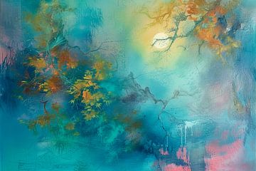 Abstract, pastel, dreamy landscape by Joriali Abstract