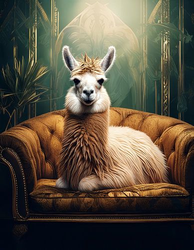 Een stoel voor een Lama