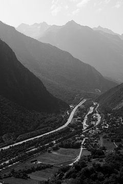 Maurienne Valley, Rhone-Alps, France. Monochrome by Imladris Images