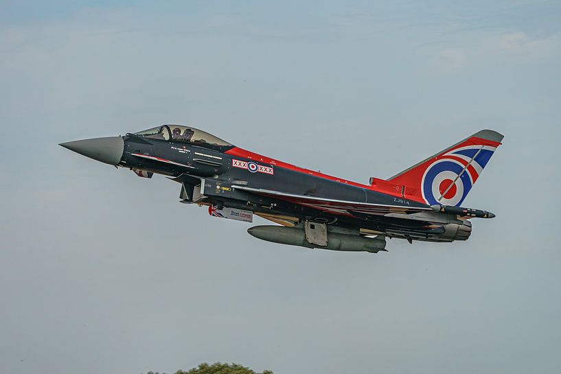 Royal Air Force Eurofighter Typhoon Solo Display. by Jaap van den Berg