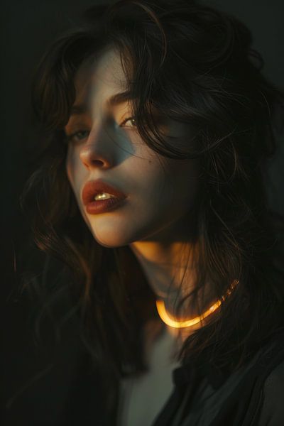 Portrait of a woman by Poster Art Shop