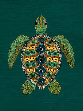 Smaragdgrüne Schildkröte