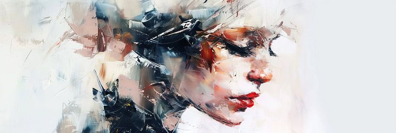 Women Painting Portrait | Echoes of Colour by Eye catching paintings