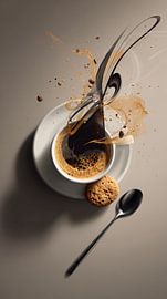 Coffee or Cappuccino abstract illustration by Egon Zitter