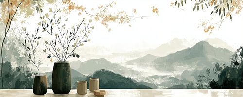 bloemen stilleven | Calm Vases