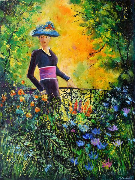 Wandelen in de tuin van pol ledent