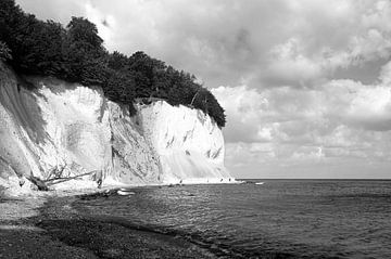 Les falaises de craie sur l'île de Rügen - Parc national de Jasmund sur Frank Herrmann