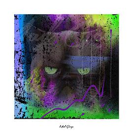 Angry cat by Mad George