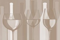 Ruhe und Spiegelung im Glas