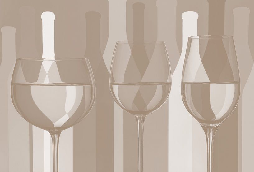 Ruhe und Spiegelung im Glas von Paula Ketz