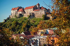 Burghausen an der Salzach von altmodern