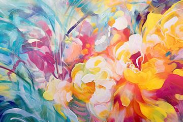 Abundance Unleashed | Meditating by ARTEO Paintings