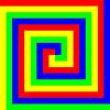 Color-Permutation-Spiral | S=09 | P #01 | RBGY von Gerhard Haberern