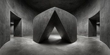 The divided core by Klaus Tesching - Art-AI