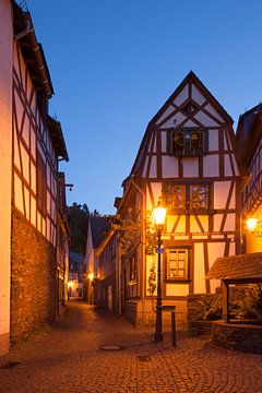 Oude stad, Bacharach, Midden-Rijn van Torsten Krüger