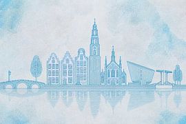 Amsterdam cityscape