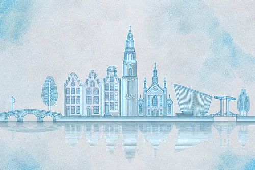 Amsterdam cityscape