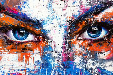 digitaal abstract beeld van Egon Zitter