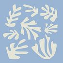 Inspiriert von Henri Matisse auf Hellblau von Mad Dog Art Miniaturansicht