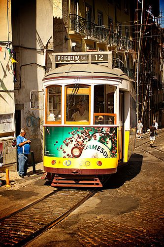 Trammetje in Lissabon