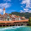 Colorful Thun Panorama, Switzerland by Adelheid Smitt