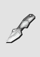 Mini-couteau gris Popart