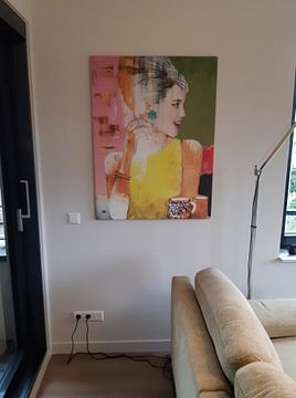 Klantfoto: Coffee Moment van Atelier Paint-Ing