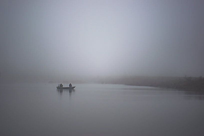 pêcheurs dans la brume par Tania Perneel