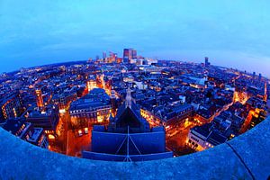 Blick über die Skyline von Den Haag von Wilmar Dik