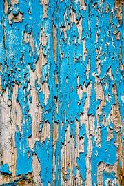 door with blue paint by Jan Fritz