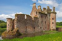 Kasteel Caerlaverock, Dumfries en Galloway, Schotland, Verenigd Koninkrijk