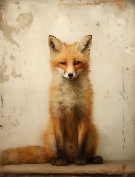 Portrait of a Fox by Emil Husstege