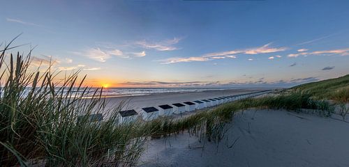 Paal 28 zonsondergang Texel 