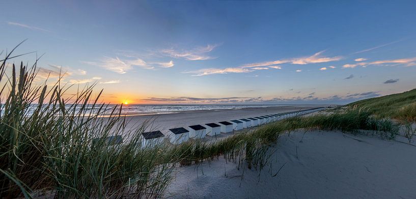 Paal 28 coucher de soleil Texel  par Texel360Fotografie Richard Heerschap