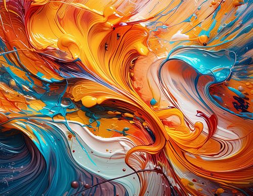 Colours with fluid
