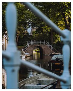 Blick auf die Baangracht in Alkmaar