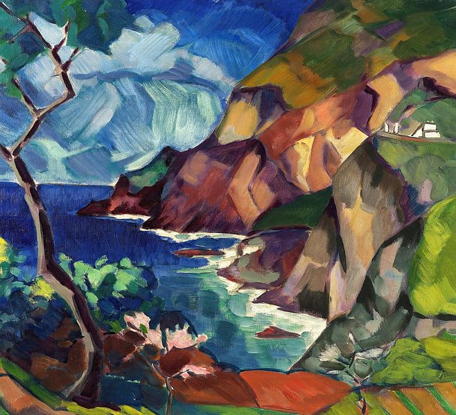 Konrad Mägi - Landscape of Capri (between 1922 and 1923) by Peter Balan