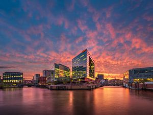 Le bâtiment Spiegel à Hambourg, Allemagne