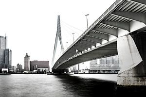 Pont Erasmus lumineux sur Robbert Ladan