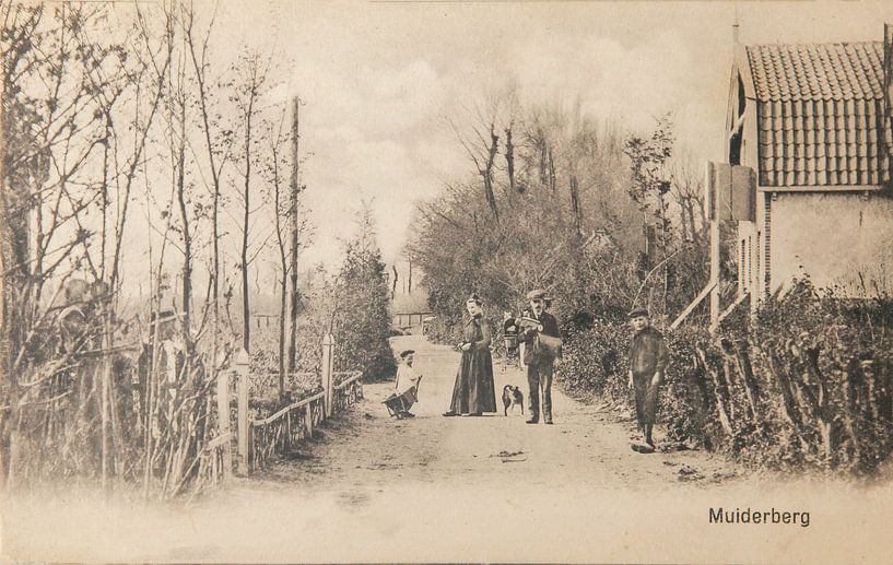 De postbode van Muiderberg in 1904  van Patricia Hofmeester