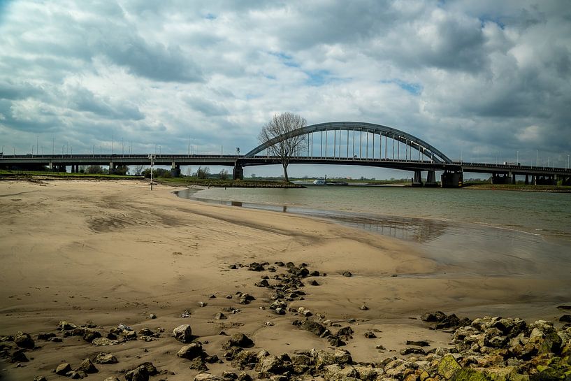 The stone dike you will follow Lekbrug at Vianen by Tina Linssen