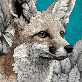 Fennek Vos dans le silence botanique sur Eva Lee