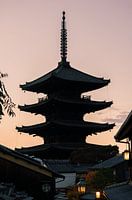 Kyoto Yasaka Pagoda at Nightfall