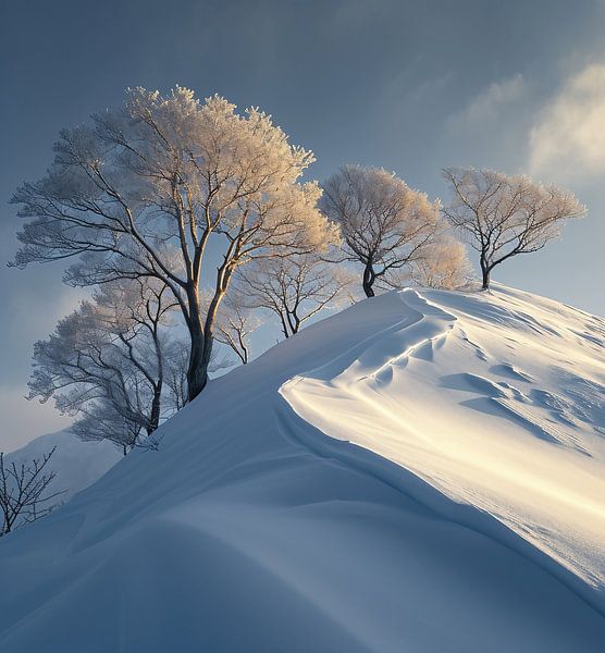 Landscape in winter by fernlichtsicht