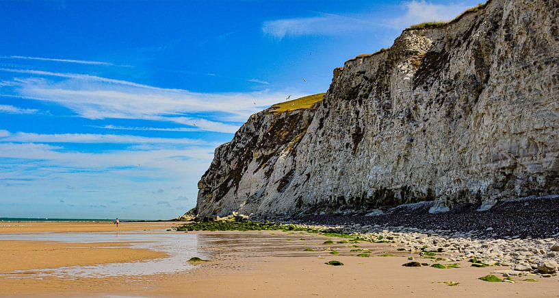 Krijtrotsen bij Cap Blanc-nez van Martine Moens