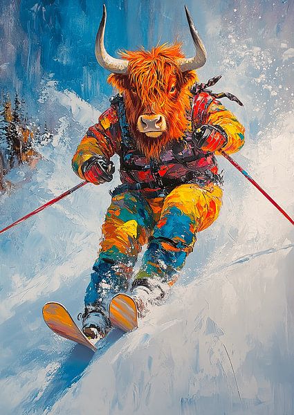 Highland Cow von Niklas Maximilian